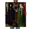 Quadro Decorativo Jan Van Eyck O Casal Arnolfini:Grande 77x64cm/Chassi com Borda Infinita - 1