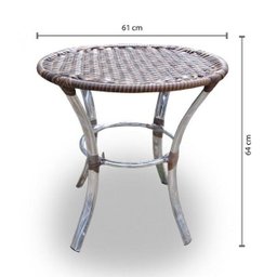 Conjunto Jardim e Área Externa Elíptico - 4 Cadeiras e Mesa - 2