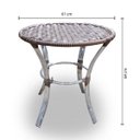 Ver imagem 2 de Conjunto Jardim e Área Externa Elíptico - 4 Cadeiras e Mesa