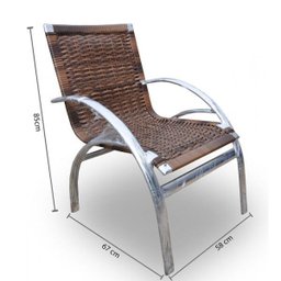 Conjunto Jardim e Área Externa Elíptico - 4 Cadeiras e Mesa - 3