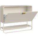 Ver imagem 7 de Sapateira Vertical Aparador 93cm Orgânica Industrial Alek A03 Off White - Lyam Decor