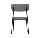 Ver imagem 5 de Cadeira Mynna Fixa C/4 Pes 525 X 470 X 790 Mm C/4 Un. Crt.cinza/courino Caramelo Crt.cinza/courino