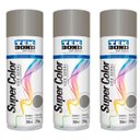 Ver imagem 1 de Kit 3 Tinta Spray Uso Geral 350ml Cor Platina Tekbond