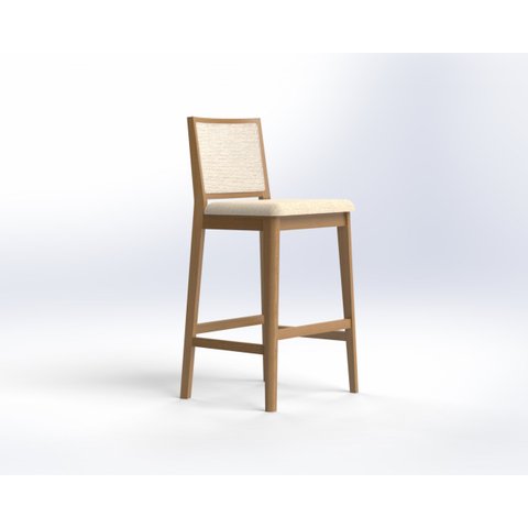 Banqueta Banco Alta Cozinha Bistrô Balcão Sila:Mel