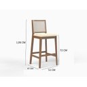 Ver imagem 4 de Banqueta Banco Alta Cozinha Bistrô Balcão Sila:Mel