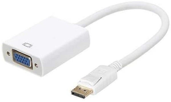 Cabo Adaptador DisplayPort para VGA Branco MTV-601 Tomate - 1