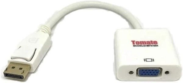 Cabo Adaptador DisplayPort para VGA Branco MTV-601 Tomate - 3