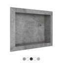 Ver imagem 1 de Nicho Para Banheiro Diamante em Porcelanato Polido 40x30 Cinza - Cozimax