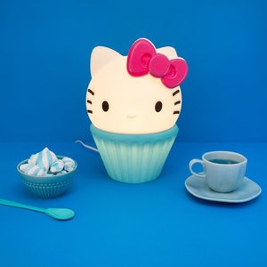 Luminária 3d Hello Kitty Cake Azul Bivolt