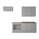 Ver imagem 4 de Cozinha Compacta Com Balcão Forno De Embutir Amy Casa 812