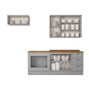 Ver imagem 3 de Cozinha Compacta Com Balcão Forno De Embutir Amy Casa 812