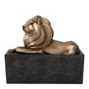 Ver imagem 3 de Escultura Leao sobre Base em Polirresina