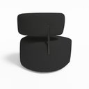 Ver imagem 4 de Poltrona Decorativa Orgânica Maya Veludo Ferro Preto - Pallazio