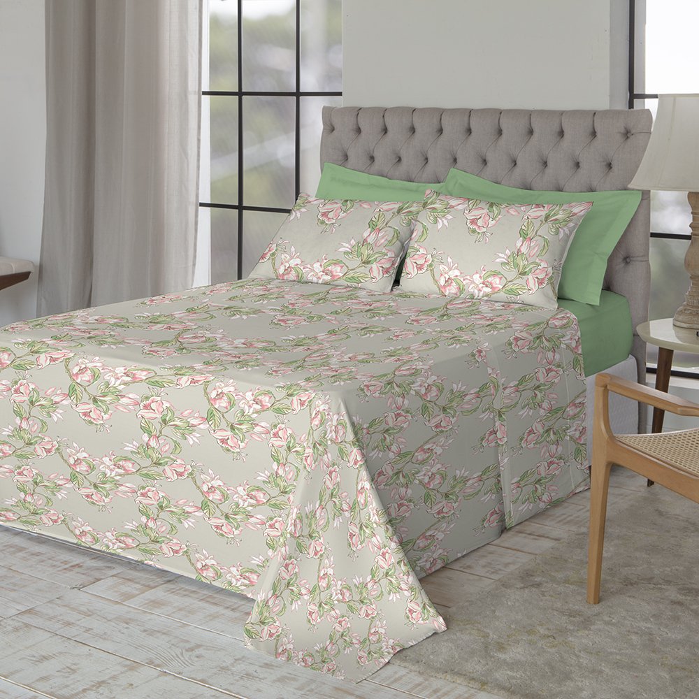 Jogo de Cama King Size 150 Fios Fiori - Isis (7813) - 3