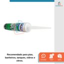 Ver imagem 2 de Kit 24 Un Silicone Vedação Pia Louça Tekbond Incolor 256g