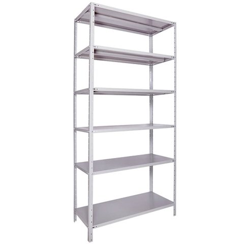 Estante de Aço Desmontável 6 Prateleiras 195x92x30cm - Ep-6ar - Pandin