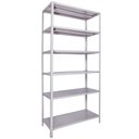 Ver imagem 1 de Estante de Aço Desmontável 6 Prateleiras 195x92x30cm - Ep-6ar - Pandin