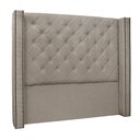 Ver imagem 1 de Cabeceira Decorativa Queen Size 1,84M Loewe Linho Areia - Gran Belo