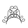 Suporte enrolador de mangueira jardim ferro artesanato mineiro - 9