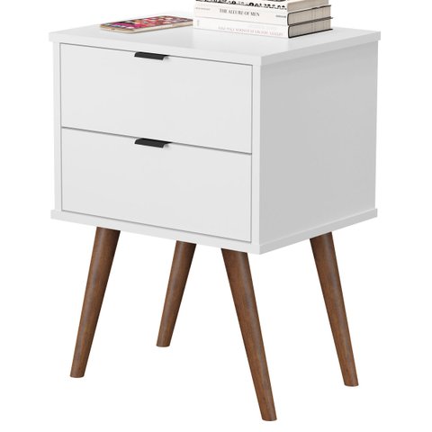 Mesa de Cabeceira Jb 1818 Branco - Jb Bechara