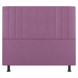 Kit Cabeceira e Baú Cama Box Solteiro Grace 90cm Suede Rosa - Desk Design - 2 Kit Cabeceira e Baú Cama Box Solteiro Grace 90cm Suede Rosa - Desk Design - 2