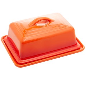 Manteigueira De Cerâmica Retrô Wolff Laranja