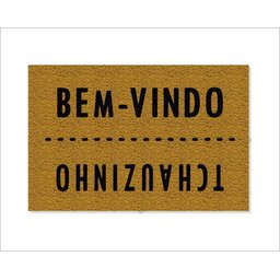 Tapete Estampado Capacho Bem-vindo Tchauzinho - 1