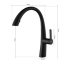 Ver imagem 3 de Torneira Monocomando Preta Ducha Extensível Spray Chuveirinho Luxo Cozinha Área Gourmet In68