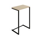 Ver imagem 2 de Mesa Lateral de Apoio Industrial Sofá Charmme Ferro Preto e Tampo Off-white