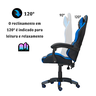 Cadeira Gamer Racer X Comfort de Escritório Ergonômica Giratória Azul - 8