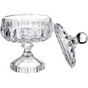 Ver imagem 3 de Bomboniere de Cristal C/ Pé Louise Transparente 11x18cm - Wolff 35197