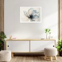 Ver imagem 1 de Quadro Decorativo Flor Translúcida - 50x70cm:moldura Branca