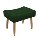 Ver imagem 1 de Puff Banqueta Decorativo Pés Madeira