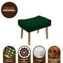 Ver imagem 6 de Puff Banqueta Decorativo Pés Madeira