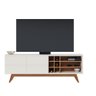 Conjunto Rack para TV e Mesa de Centro Isabel Off-White Freijo - 6
