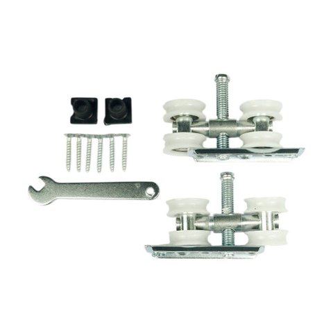 Roldana Concava para Porta de Correr Perfil 4 Rodas Rolamento Rpr 4-02