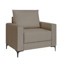 Ver imagem 2 de Poltrona Decorativa com Pé Metálico Amazon