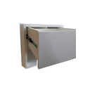 Ver imagem 3 de Kit 2 Mesa de Cabeceira com Gaveta Branco, 100% Mdf 40cm