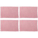 Ver imagem 1 de 4 Tapete de Banheiro Bolinha 58 X 38cm Antiderrapante Rosa