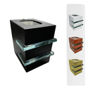 Ver imagem 1 de Luminária Arandela 2 Aletas 2 Foco Parede Externa c/ Lampada:Preto