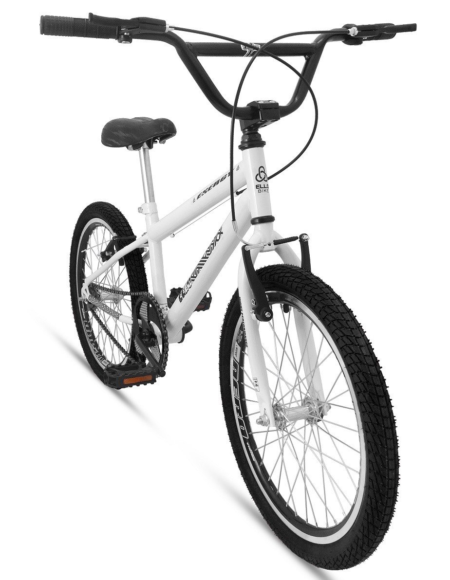 Bicicleta Aro 20 Tipo Cross Free Style Bmx Branca - 2