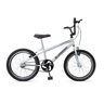 Bicicleta Aro 20 Tipo Cross Free Style Bmx Branca - 1