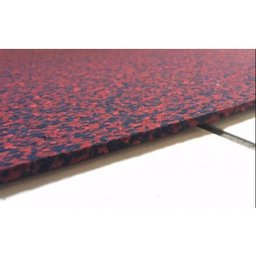 Piso Emborrachado Rubberkap Azul e Vermelho 1mx10m Kapazi - 2