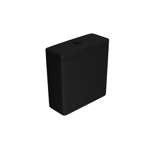 Caixa Acoplada com Acionamento Duo Deca Axis/Living/Piano/Polo/Quadra/Unic Ébano Fosco/Black Matte