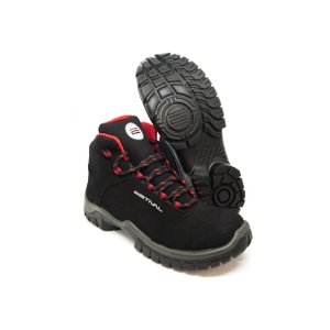 Botina Segurança Estival En10071s2 Biqueira Plástica Ca 44558 - En10071s2 Vermelho - 35