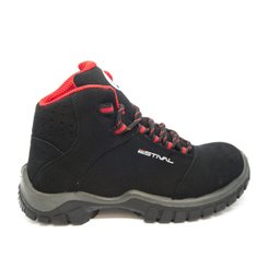 Botina Segurança Estival En10071s2 Biqueira Plástica Ca 44558 - En10071s2 Vermelho - 35 - 4