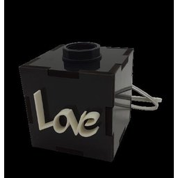 Luminária Love MDF - 2
