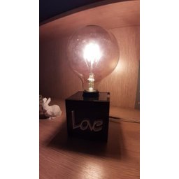 Luminária Love MDF - 1