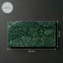 Ver imagem 4 de Bandeja Decorativa Lavabo 25x12cm Verde Guatemala Mármore Verde