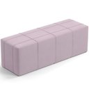 Ver imagem 2 de Puff Decorativo Living Sala de Estar 160 cm Roma W01 Suede Rosê - Lyam Lyam Decor
